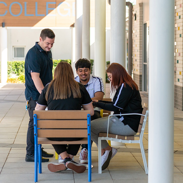 Dedicated teacher at CathWest Catholic College