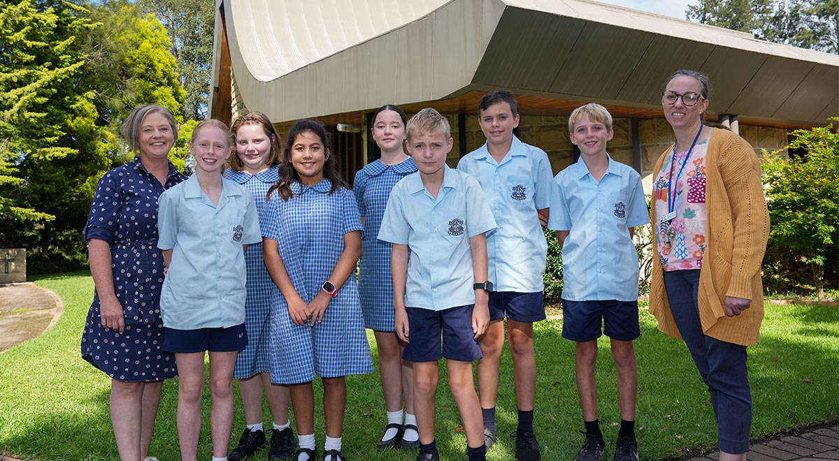 Students and teachers from Our Lady of the Nativity Primary Lawson contributed some great ideas for how they can support Project Compassion.